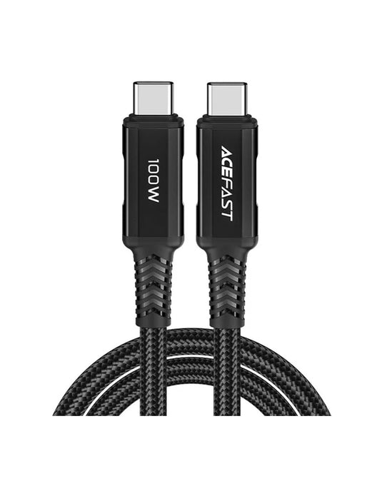 ACEFAST 100W Super Durable Premium PD USB-C to USB-C Cable (C4-03) 2 Meter - Black