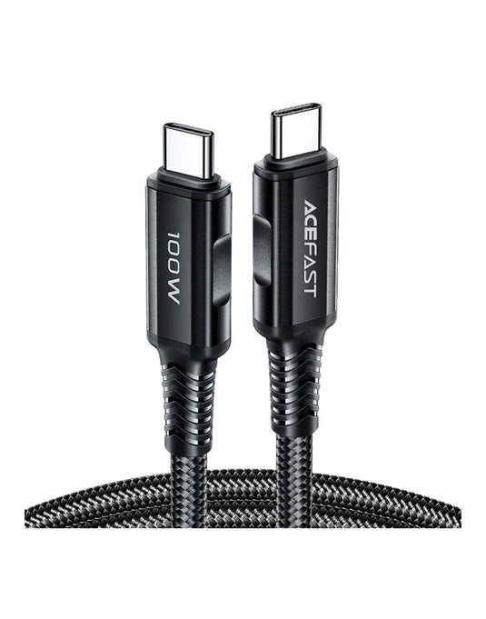 ACEFAST 100W Super Durable Premium PD USB-C to USB-C Cable (C4-03) 2 Meter - Black