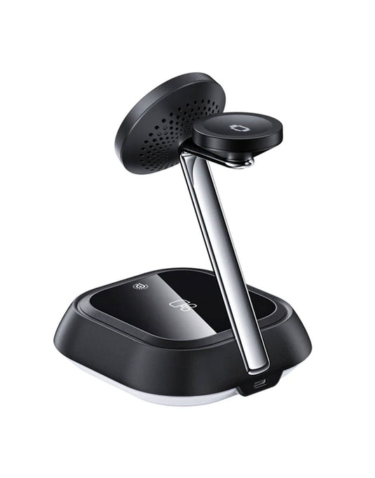 ACEFAST 20.5W Premium 3-in-1 Magnetic Wireless Charger w/ Stylish Ambient Light (E16) - Black