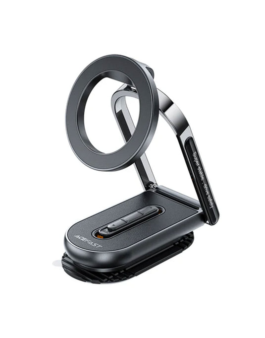 ACEFAST Premium Magnetic Phone Holder for Windshield & Dashboard w/ Ring Shape N52 Strong Magnet, Multi Way Adjustable (D54)