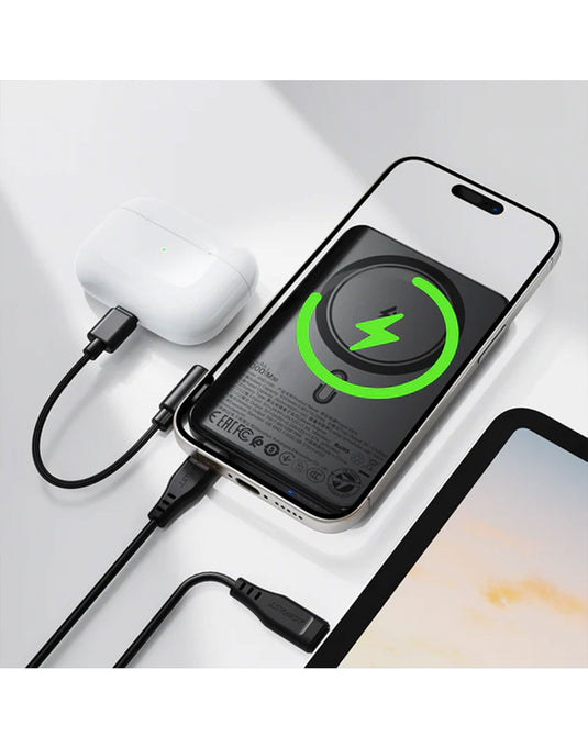Acefast Magnetic Power Bank 20W PD+QC Wireless Charging 10MM Ultra Thin 5000mAh