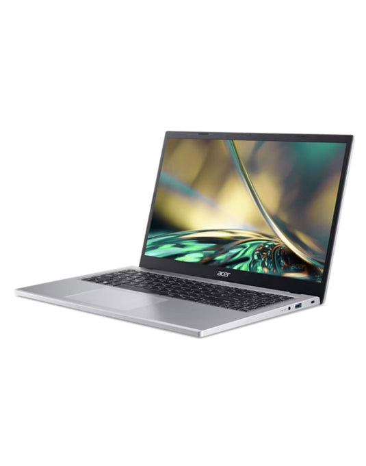 Acer Aspire 3 15.6-inch Quad Core N100 4GB 128GB Windows 11 Home Laptop - Silver (Very Good Pre-Owned)