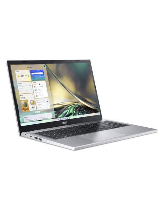 Acer Aspire 3 15.6-inch i3 13th Gen 8GB 256GB @1.80GHz Windows 11 Home Laptop - Silver (Very Good Pre-Owned)