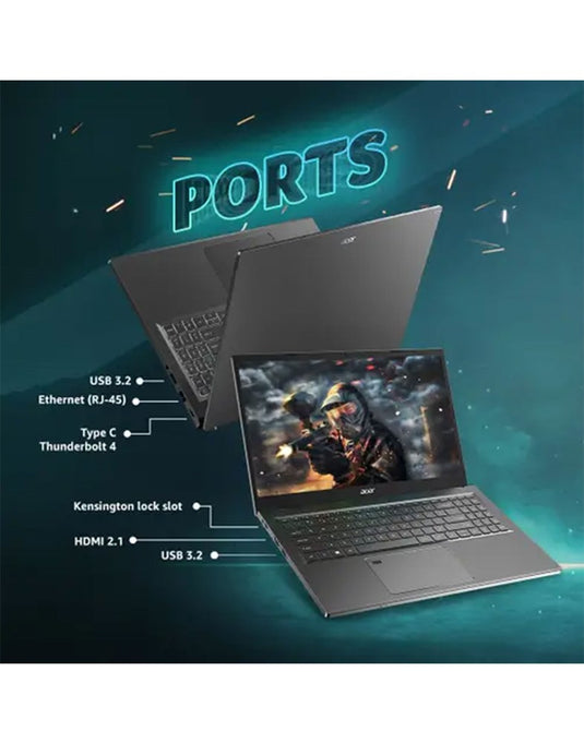 Acer Aspire 5 15.6-inch i5 13th Gen 8GB 512GB Windows 11 Home Laptop - Space Grey (As New - Pre-Owned)