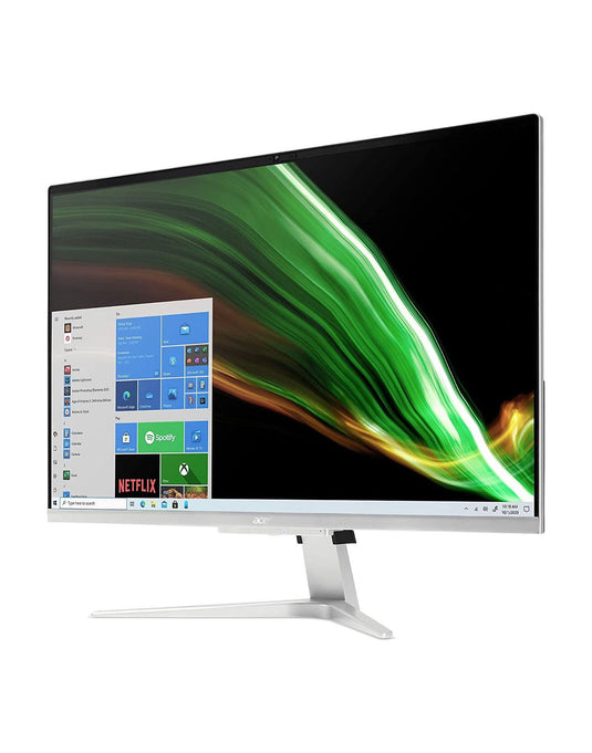 Acer Aspire C27-1655 27-inch i5 11th Gen 8GB 1TB Windows 10 Home All in One Desktop With keyboard & Mouse - Black (As New - Pre-Owned)