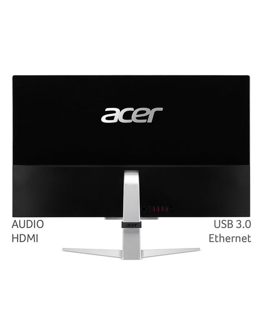 Acer Aspire C27 27-inch i5 11th Gen 8GB 1TB @2.40GHz Nividia GeForce MX330 Desktop + Keyboard & Mouse - Silver (As New Pre-Owned)