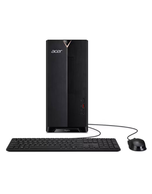 Acer Aspire TC-1660 i5 11th Gen 8GB 512GB @2.60GHz Windows 11 Home Desktop Computer With Keyboard, Mouse & Mouse Pad - Black
