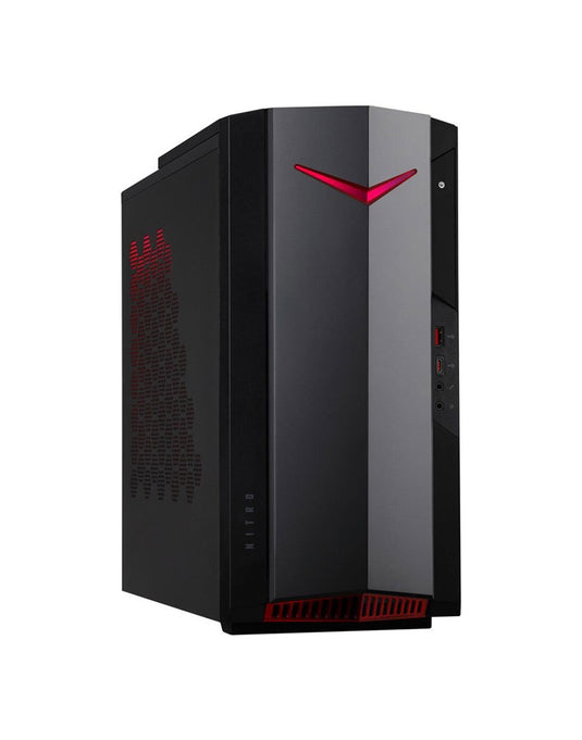 Acer Nitro N50-610 i5 10th Gen 16GB 1TB GeForce Nividia GTX 1650 4GB Windows 10 Home Gaming Desktop PC With Keyboard & Mouse - Black (Very Good - Pre-Owned)
