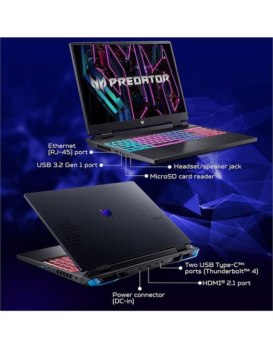 Acer Predator Helios Neo 16-inch i7-13th Gen 16GB 512GB Nividia GeForce RTX4060 8GB Gaming Laptop - Black (As New - Pre-Owned)