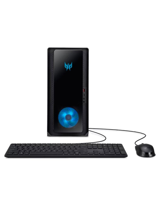 Acer Predator Orion 3000 PO3-650 i7 13th Gen 16GB 512GB SSD 1TB HDD Nvidia GeForce RTX 3060 Gaming Desktop PC With Keyboard & Mouse - Black (As New - Pre-Owned)