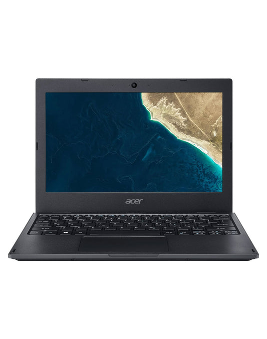 Acer TravelMate B118-M 11.6-inch Intel Celeron N4000 4GB 64GB @1.10GHz Windows 11 Home Laptop - Black