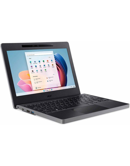 Acer Travel Mate B311-31 11.6-inch Intel Celeron N4120 4GB 128GB @1.10GHz Windows 11 Pro Laptop - Black