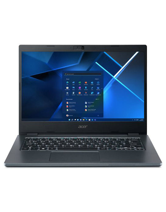 Acer TravelMate P414-51 14-inch i5 11th Gen 8GB 256GB @2.40GHz Windows 11 Home Laptop - Slate Blue