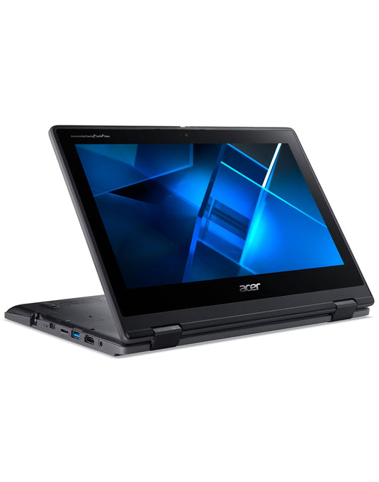 Acer TravelMate Spin B311 11.6-inch Intel Pentium Silver N5030 4GB 128GB @1.10GHz Windows 11 Pro Touch Screen Laptop - Shale Black