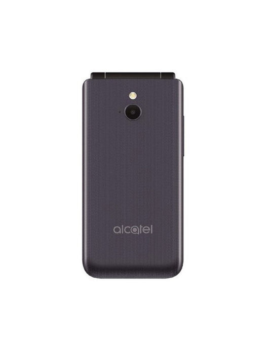 Alcatel 30.82 4G Flip Keypad Phone -Without Charging Cradle - Dark Grey (As New-Refurbished)