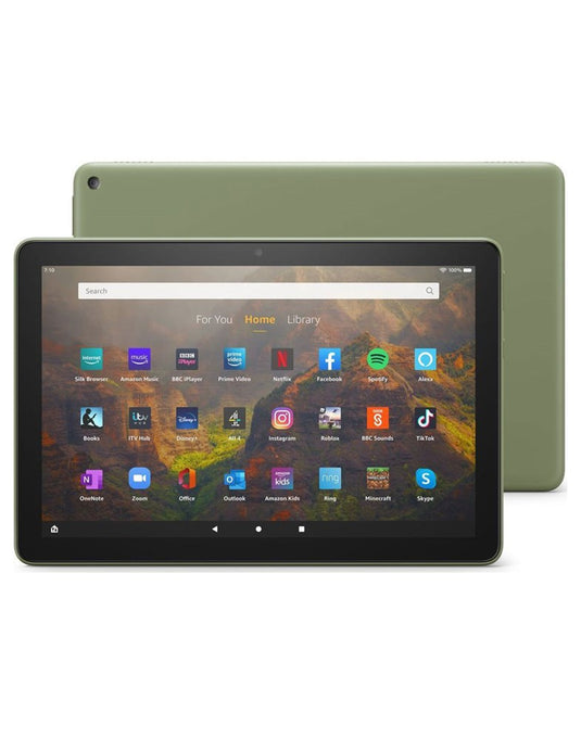 Amazon Fire HD 10 (2021) 10.1-inch 3GB 32GB Smart Tablet Alexa - Olive (As New-Refurbished)