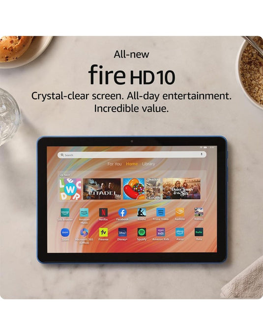 Amazon Fire HD 10 - Ocean (2023) 32GB Wi-Fi Smart Tablet Alexa - Ocean (As New Pre-Owned)