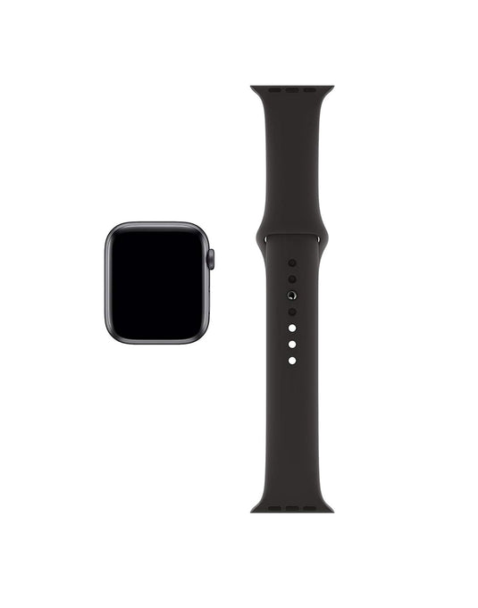 Apple Watch Series 5 44mm GPS - Silver Aluminium Case Black Strap