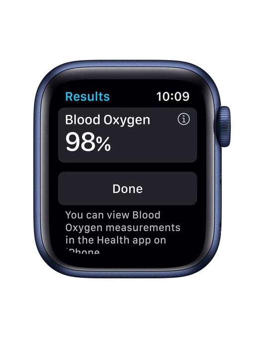 Apple Watch Series 6 GPS Cellular 40mm Deep Navy Sport Band - Blue Aluminium