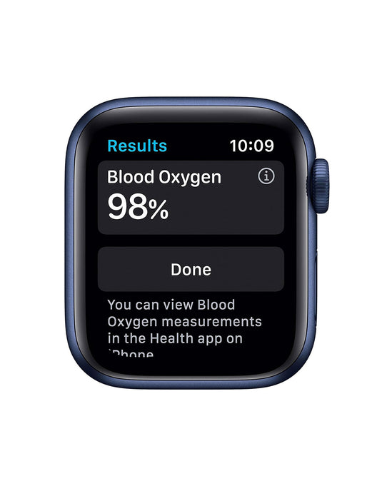 Apple Watch Series 6 GPS Cellular 40mm Deep Navy Sport Band - Blue Aluminium