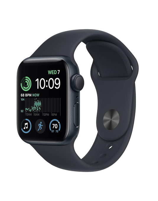 Apple Watch Series SE 2 2022 GPS 40MM Aluminium with Black Band 32GB - Midnight