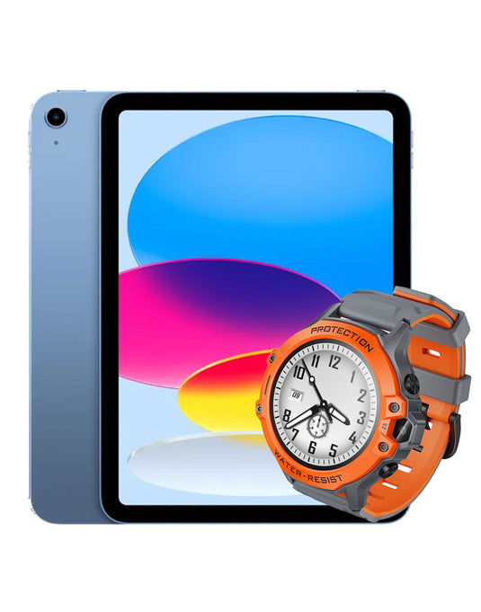 Apple iPad 11-inch (11th Gen) A16 128GB WiFi Only - Blue (Brand New) + Kids Smart Watch Y107 (Bundle Deal)