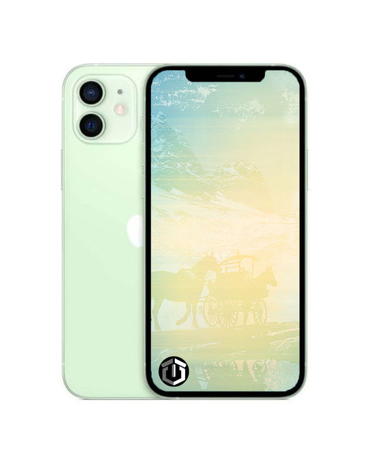 Apple iPhone 12 128GB 5G - 100% Battery Health + TPU Clear Case & Screen Protector (Very Good-Pre-Owned)