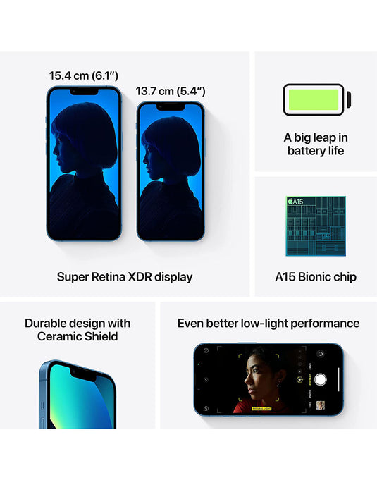 Apple iPhone 13 256GB 5G - Blue (Good-Refurbished)