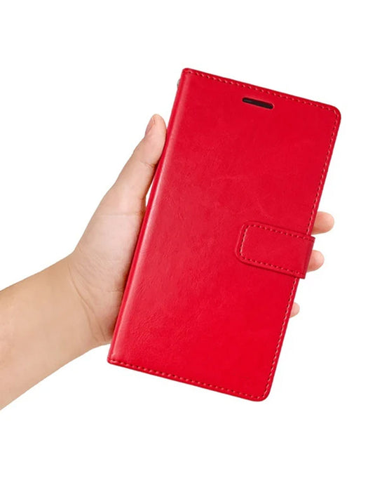 Apple iPhone 15 Pro Max Wallet Case - Red