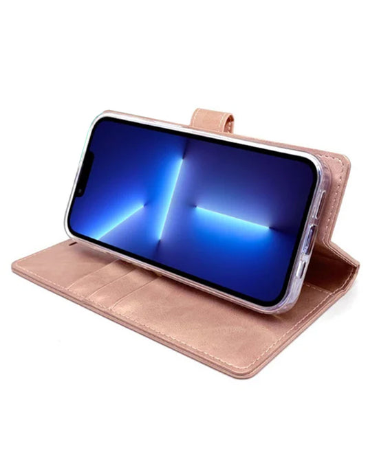Apple iPhone 16 Wallet Case - Rose Gold