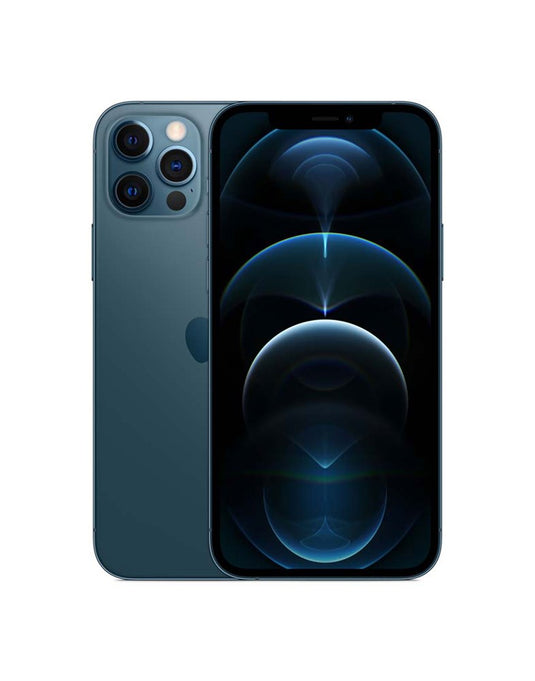 Apple iPhone 12 Pro 128GB 5G Battery 100% - Pacific Blue (Acceptable-Refurbished)