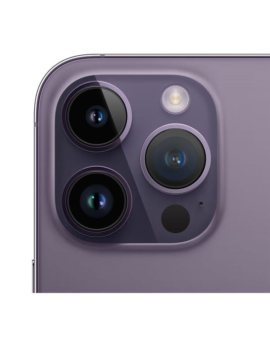 Apple iPhone 14 Pro Max 128GB 5G Battery 100% - Deep Purple (Very Good-Reconditioned)