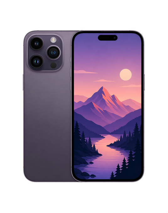 Apple iPhone 14 Pro Max 128GB 5G - Deep Purple (Very Good-Refurbished)