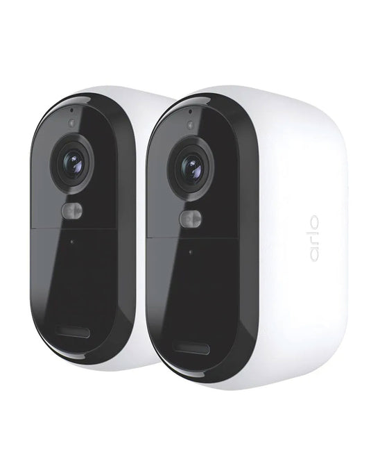 Arlo Essential (2nd Gen) 2K Outdoor Wire-Free Security Camera With Wi-Fi Connectivity - 2 Pack - White