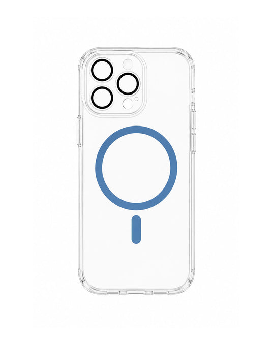 Artistry Mag Shield Core Case For Apple iPhone 11 - Light Blue & Clear