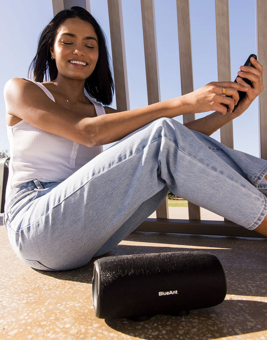 BlueAnt X3i Portable 30-Watt Bluetooth Speaker - Slate Black