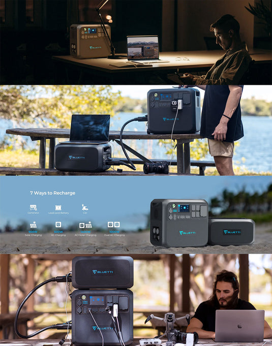 Bluetti AC200MAX Expandable Power Station | 2200W 2048Wh