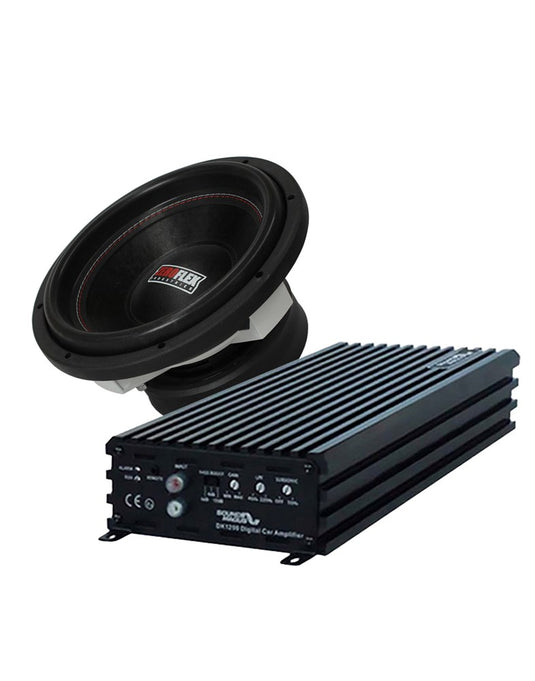 Zeroflex TKO-10 - 10" 1000RMS Subwoofer (1 Sub) + Sound Magus DK1200 Class D AMP - 1000w RMS (Bundle Deal)
