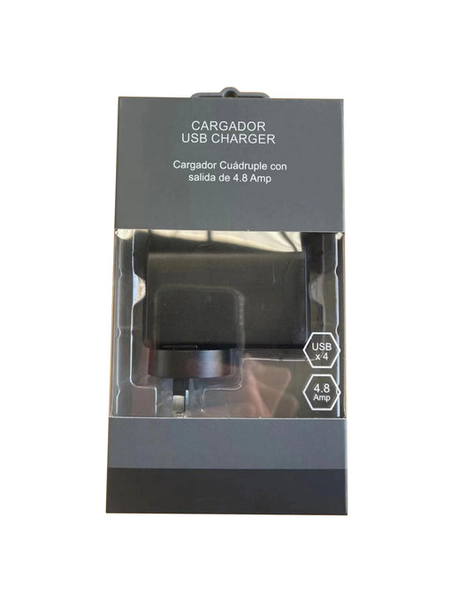 Cargador 4.8AMP Usb Charger - TechCrazy