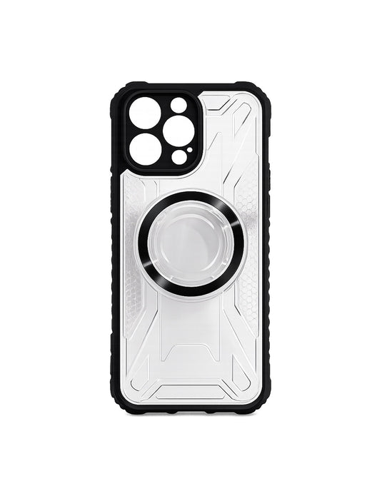 Case Artistry Mag Shield Elite Case For Apple iPhone 14 Pro - Clear & Black