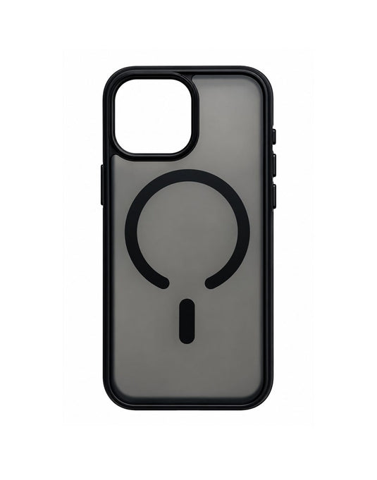 Case Artistry Mag Shield Ghost Matte Case For iPhone 15 - Black