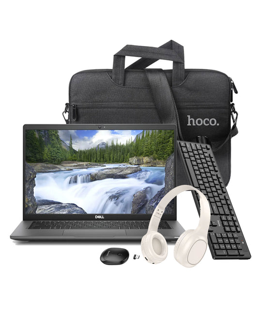 Dell Latitude 7430 14-inch i7 12th Gen 16GB 256GB @1.70GHz Windows 11 Pro Touch Screen Laptop - Black (Good Pre-Owned) + Laptop Bag + Keyboard + Mouse Set (GM17) + Bluetooth Headset (W46) (Bundle Deal)