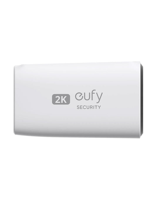 Eufy 2K Camera With Built In Solar Panel - White