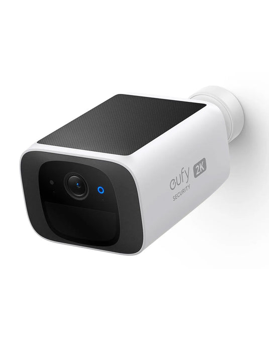 Eufy 2K Camera With Built In Solar Panel - White