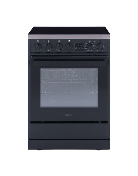 Eurotech 60cm Electric Freestanding Cooker - Black (ED-EUROC60BK)