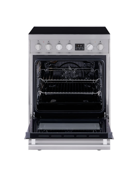 Eurotech 60cm Electric Freestanding Cooker - Stainless Steel (ED-EUROC60SS)