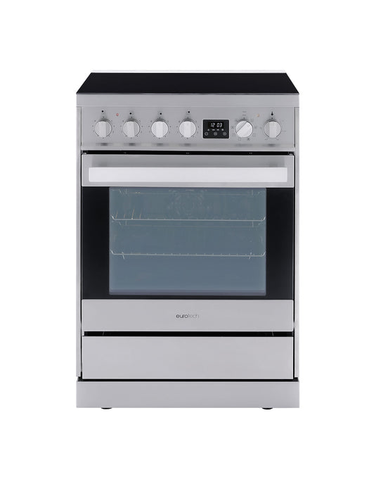 Eurotech 60cm Electric Freestanding Cooker - Stainless Steel (ED-EUROC60SS)