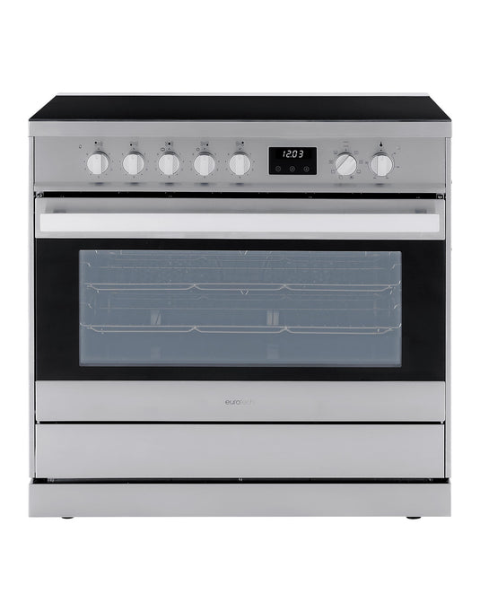 Eurotech 90cm Electric Freestanding Cooker - Stainless Steel (ED-EUROC90SS)