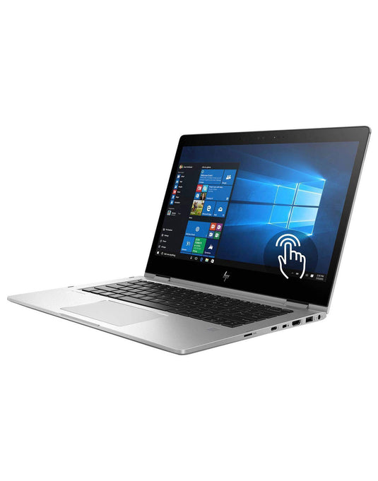 HP Elitebook X360 1030 G2 13.3-inch i5 7th Gen 8GB 256GB @2.60GHz Windows 11 Pro Touch Screen Laptop - Silver