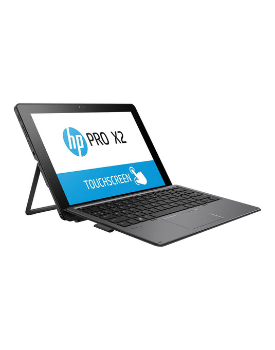 HP Pro X2 612 G2 12-inch M3-7Y30 7th Gen 8GB 128GB @1.00GHz Windows 11 Pro Touch Screen Convertible Laptop With Keyboard - Black